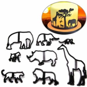 emportes-pièces-savanne-animaux